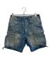 RRL（ダブルアールエル）の古着「Denim Cargo Short」｜ブルー