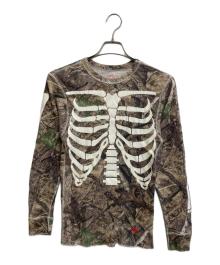 SUPREME×Hanes（シュプリーム×ヘインズ）の古着「Bones Thermal Crew」｜カーキ