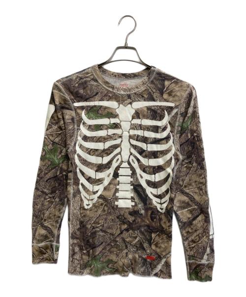 SUPREME（シュプリーム）SUPREME (シュプリーム) Hanes (ヘインズ) Bones Thermal Crew カーキ サイズ:SIZE Sの古着・服飾アイテム