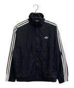 adidasアディダス）の古着「ファイヤーバード ウーブン トラックトップ」｜ブラック
