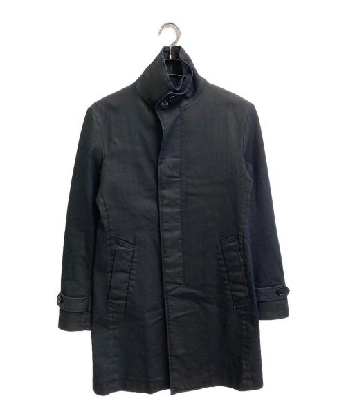 Junhashimoto（ジュンハシモト）junhashimoto (ジュンハシモト) STAND COLLAR COAT インディゴ サイズ:SIZE 2の古着・服飾アイテム