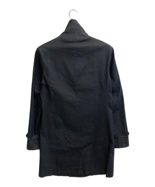 Junhashimoto（ジュンハシモト）junhashimoto (ジュンハシモト) STAND COLLAR COAT インディゴ サイズ:SIZE 2の古着・服飾アイテム