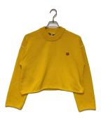 KENZOケンゾー）の古着「タイガーワッペンニット」｜イエロー