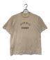 MIU MIU（ミュウミュウ）の古着「ラインストーンTシャツ」｜ベージュ