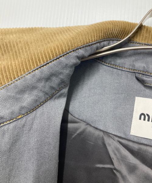 MIU MIU（ミュウミュウ）MIU MIU (ミュウミュウ) ブルゾンベスト グレー サイズ:38の古着・服飾アイテム