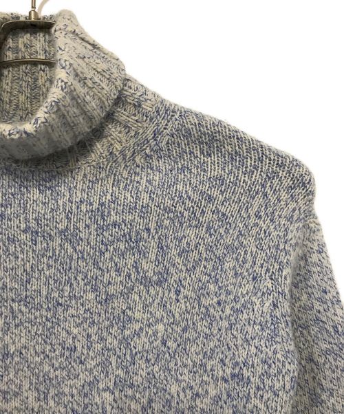 GALERIE VIE（ギャルリーヴィー）GALERIE VIE (ギャルリーヴィー) タートルネック プルオーバー ニット セーター スカイブルー サイズ:Sの古着・服飾アイテム