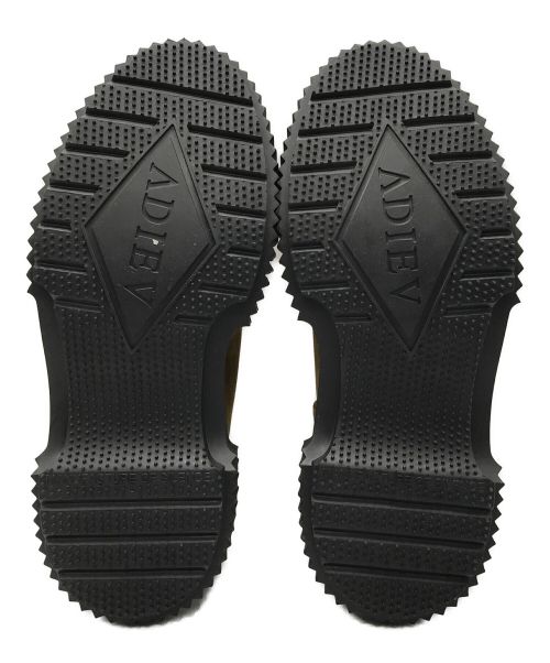 ADIEV（アデュー）ADIEV (アデュー) ジップアップスウェードシューズ ブラウン サイズ:41の古着・服飾アイテム