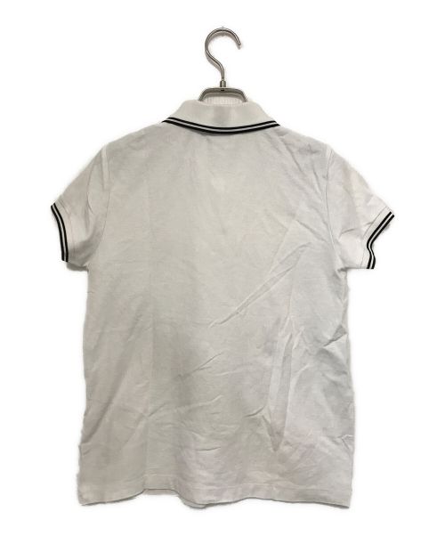MONCLER（モンクレール）MONCLER (モンクレール) MAGLIA POLO MANICA CORTA ポロシャツ ホワイト サイズ:Mの古着・服飾アイテム