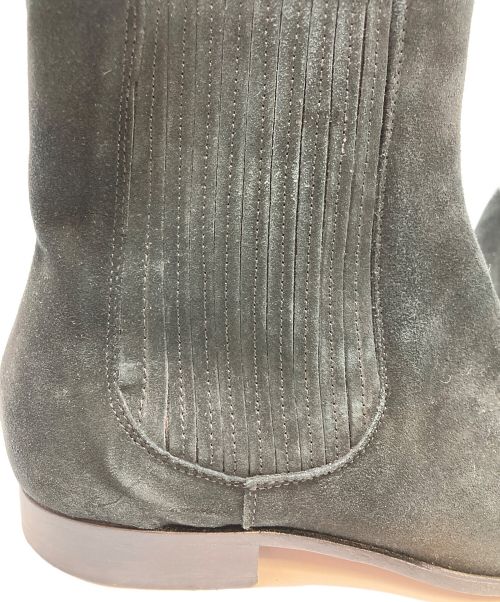 JIMMY CHOO（ジミーチュウ）JIMMY CHOO (ジミーチュウ) H&M (エイチアンドエム) サイドゴアブーツ ブラック サイズ:24.5cmの古着・服飾アイテム