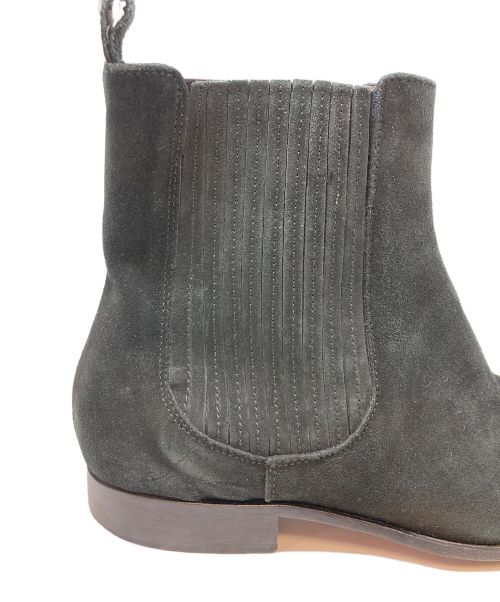 JIMMY CHOO（ジミーチュウ）JIMMY CHOO (ジミーチュウ) H&M (エイチアンドエム) サイドゴアブーツ ブラック サイズ:24.5cmの古着・服飾アイテム