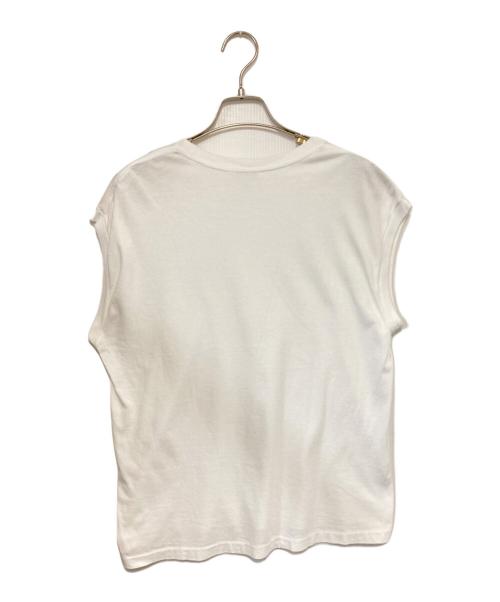 AURALEE（オーラリー）AURALEE (オーラリー) SEAMLESS CREW NECK SLEEVELESS / シームレスノースリーブカットソー ホワイト サイズ:1の古着・服飾アイテム
