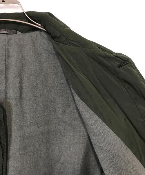 HEVO（イーヴォ）Hevo (イーヴォ) 後染めナイロンコート グリーン サイズ:不明の古着・服飾アイテム