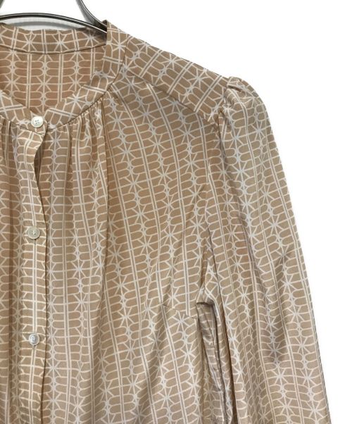 ROPE（ロペ）ROPE (ロペ) モノグラムプリントワンピース ベージュ サイズ:Ｆの古着・服飾アイテム