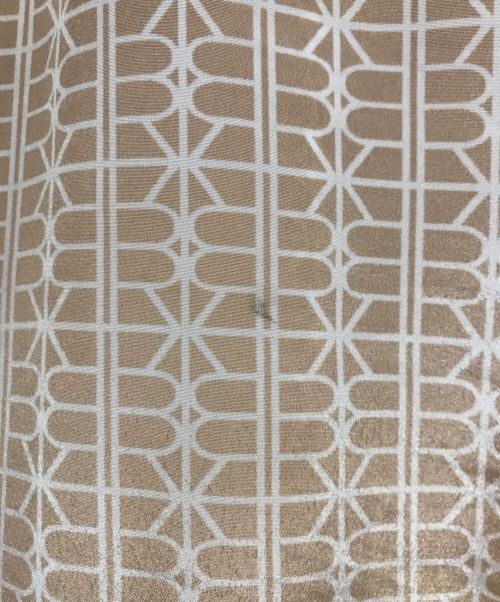 ROPE（ロペ）ROPE (ロペ) モノグラムプリントワンピース ベージュ サイズ:Ｆの古着・服飾アイテム