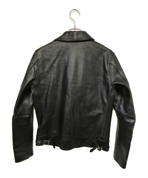stooge&co（ストゥージ＆コー）stooge&co (ストゥージ＆コー) シングルライダースジャケット ブラック サイズ:Sの古着・服飾アイテム