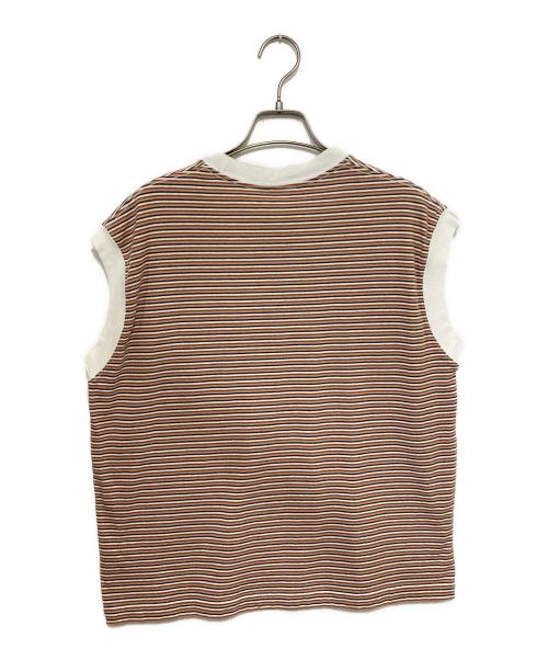 DANTON（ダントン）DANTON (ダントン) POCKETノースリーブTシャツ ブラウン サイズ:不明の古着・服飾アイテム