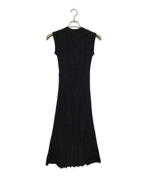 CINOH（チノ）CINOH (チノ) STUDIOUS別注ノースリーブニットドレス ブラック サイズ:36の古着・服飾アイテム
