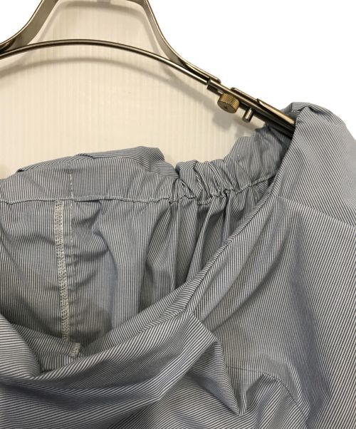 styling/（スタイリング）styling/ (スタイリング) オフショルダーシャツ ブルー サイズ:ONE SIZEの古着・服飾アイテム