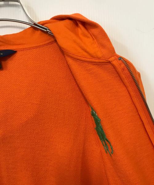 POLO RALPH LAUREN（ポロ・ラルフローレン）POLO RALPH LAUREN (ポロ・ラルフローレン) ジップパーカー オレンジ サイズ:XLの古着・服飾アイテム