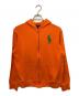 POLO RALPH LAUREN（ポロ・ラルフローレン）の古着「ジップパーカー」｜オレンジ
