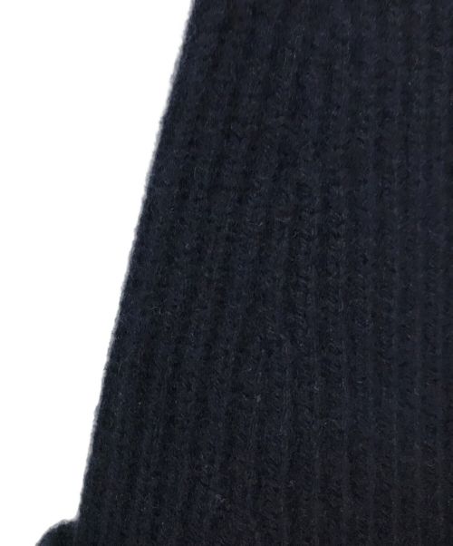 DRAWER（ドゥロワー）DRAWER (ドゥロワー) 9Gアゼ編みロングニットスカート ネイビー サイズ:１の古着・服飾アイテム