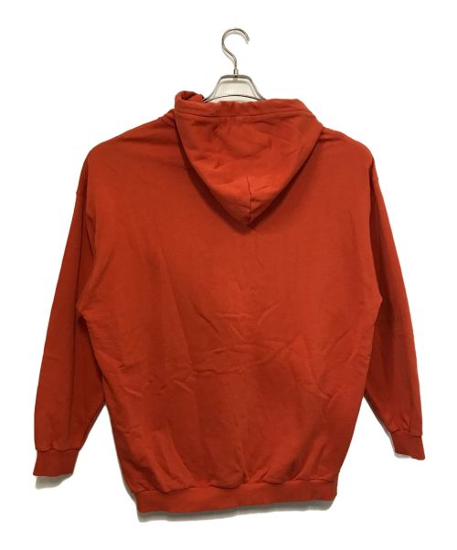 KEBOZ（ケボズ）KEBOZ (ケボズ) ロゴ刺繍パーカー オレンジ サイズ:Ⅼの古着・服飾アイテム