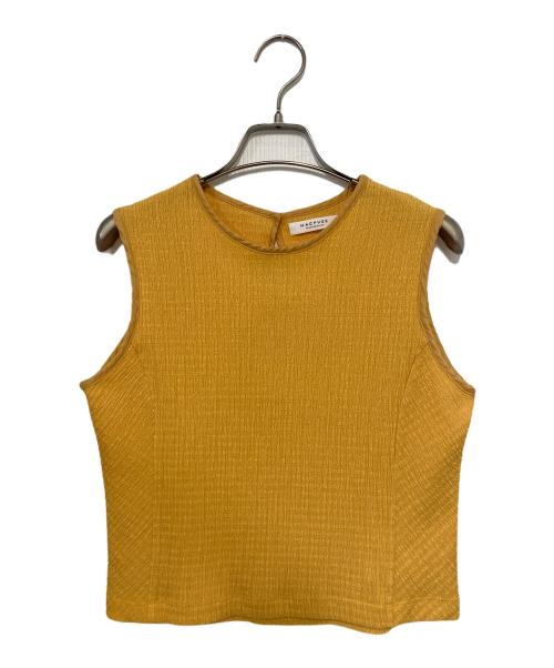 MACPHEE（マカフィー）MACPHEE (マカフィー) ポリエステルコットン ノースリーブプルオーバー イエロー サイズ:Sの古着・服飾アイテム