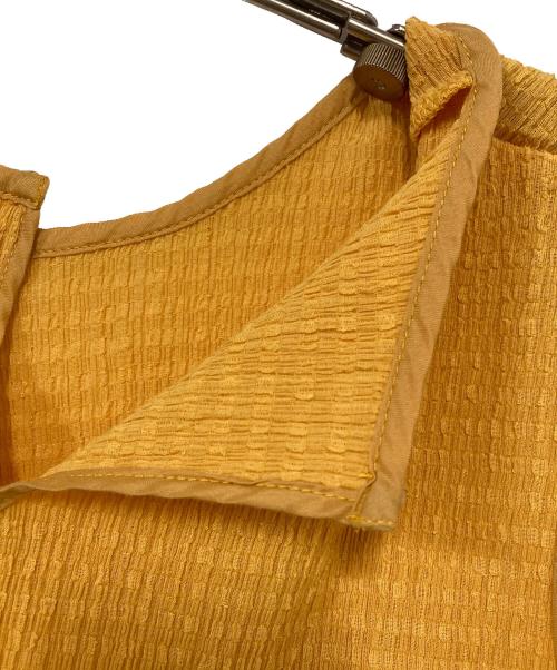 MACPHEE（マカフィー）MACPHEE (マカフィー) ポリエステルコットン ノースリーブプルオーバー イエロー サイズ:Sの古着・服飾アイテム