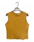 MACPHEE（マカフィー）の古着「ポリエステルコットン ノースリーブプルオーバー」｜イエロー