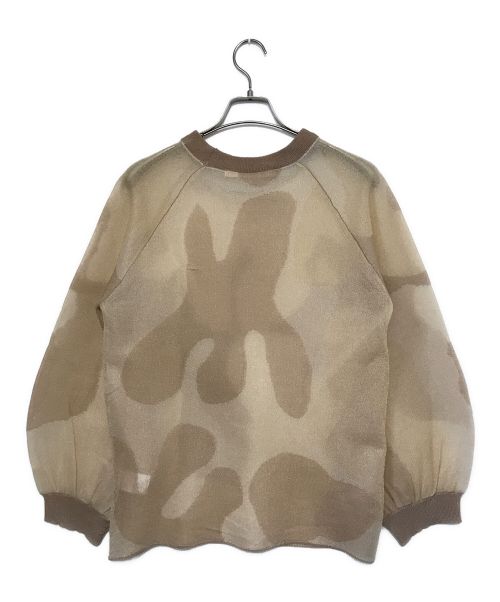 LEINWANDE（ラインヴァンド）LEINWANDE (ラインヴァンド) シアートップス ベージュ サイズ:Ｆの古着・服飾アイテム