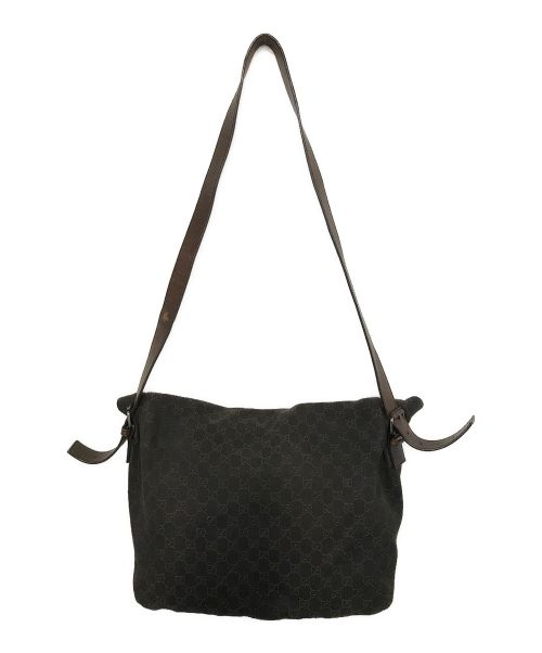 GUCCI（グッチ）GUCCI (グッチ) メッセンジャーバッグ ブラウンの古着・服飾アイテム