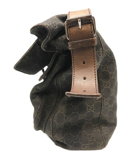 GUCCI（グッチ）GUCCI (グッチ) メッセンジャーバッグ ブラウンの古着・服飾アイテム