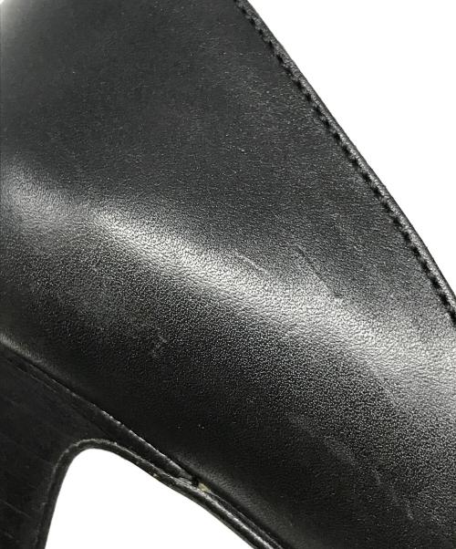 HERMES（エルメス）HERMES (エルメス) クロアヒールサンダル ブラック サイズ:36の古着・服飾アイテム