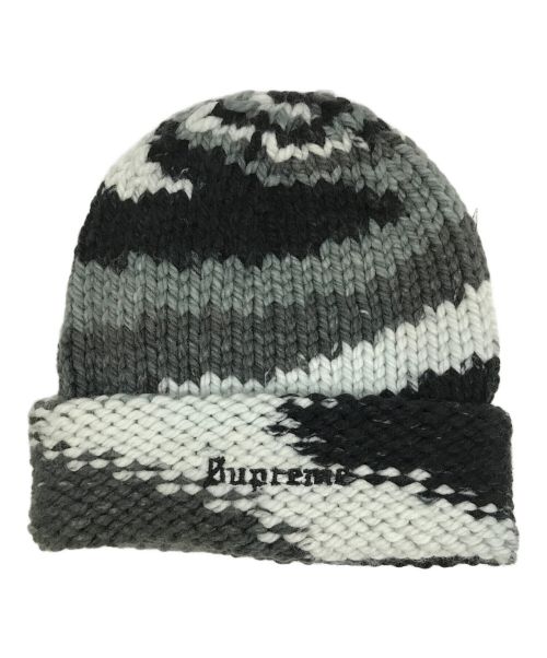 SUPREME（シュプリーム）Supreme (シュプリーム) Gradient Spacedye Beanie / グラディエント スペースダイ ビーニー グレーの古着・服飾アイテム