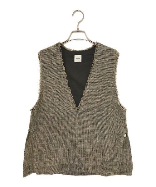 Spick and Span（スピック＆スパン）Spick and Span (スピックアンドスパン) リネンツイードベスト ベージュ サイズ:不明の古着・服飾アイテム