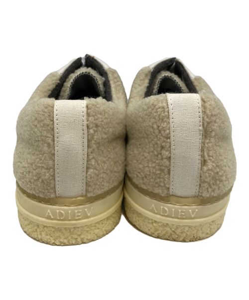 ADIEV（アデュー）ADIEV (アデュー) ボアローカットスニーカー ベージュ サイズ:42の古着・服飾アイテム