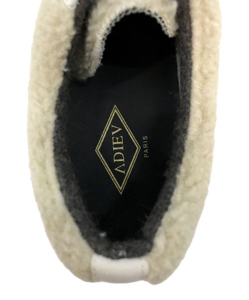 ADIEV（アデュー）ADIEV (アデュー) ボアローカットスニーカー ベージュ サイズ:42の古着・服飾アイテム