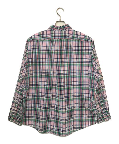 RALPH LAUREN（ラルフローレン）RALPH LAUREN (ラルフローレン) チェックシャツ ブルー×ピンク サイズ:XXLの古着・服飾アイテム