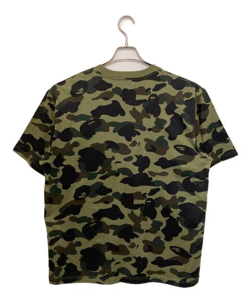 A BATHING APE（ア ベイシング エイプ）A BATHING APE (ア ベイシング エイプ) A Bathing Ape 1St Camo 1 Point Tee カーキ サイズ:Mの古着・服飾アイテム