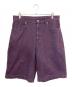 KEBOZ（ケボズ）の古着「デニムハーフパンツ」｜パープル