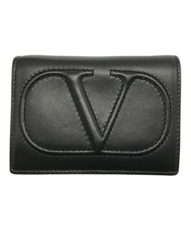 【中古】VALENTINO GARAVANI 二つ折りショルダーネックウォレット ブラック　ヴァレンチノガラヴァーニ[17][240017750656] 3063001224803324_01_2679.jpeg