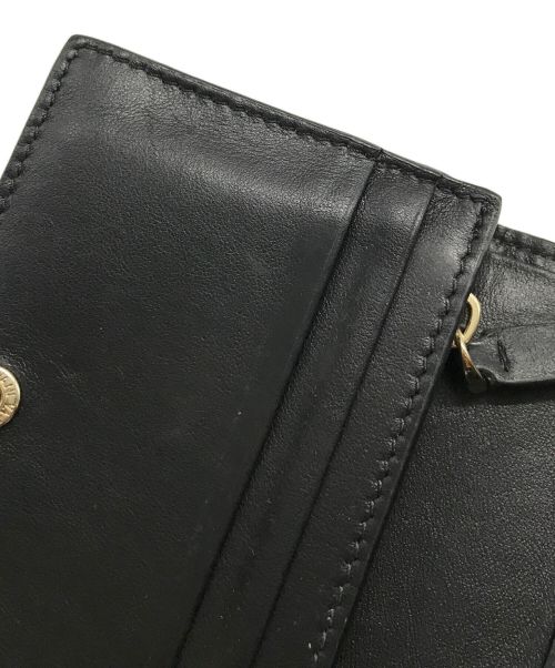VALENTINO GARAVANI（ヴァレンティノ・ガラヴァーニ）VALENTINO GARAVANI (ヴァレンティノ・ガラヴァーニ) 2つ折り財布 ブラックの古着・服飾アイテム
