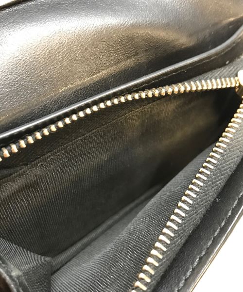 VALENTINO GARAVANI（ヴァレンティノ・ガラヴァーニ）VALENTINO GARAVANI (ヴァレンティノ・ガラヴァーニ) 2つ折り財布 ブラックの古着・服飾アイテム