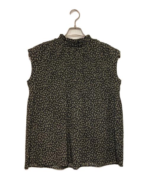 nano・universe（ナノ・ユニバース）nano・universe (ナノ・ユニバース) ブラウス ブラック サイズ:38の古着・服飾アイテム