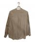STEVEN ALAN (スティーブンアラン) シルク混バンドカラーシャツ ベージュ サイズ:XL：3000円