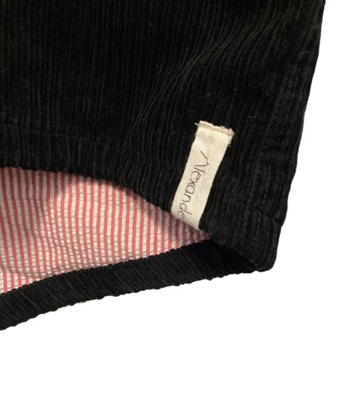 Alexander Lee Chang（アレキサンダーリーチャン）Alexander Lee Chang (アレキサンダーリーチャン) FREAKS MODS COAT CORDUROY ブラック サイズ:Ⅲの古着・服飾アイテム