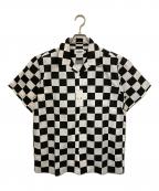 X-LARGEエクストララージ）の古着「オープンカラーシャツ」｜ホワイト×ブラック