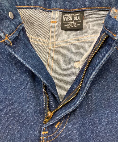 PRISON BLUES（プリズンブルース）PRISON BLUES (プリズンブルース) デニムペインターパンツ インディゴ サイズ:W32の古着・服飾アイテム