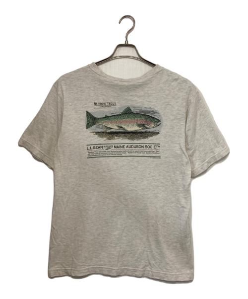L.L.Bean（エルエルビーン）L.L.Bean (エルエルビーン) FISHプリントTシャツ グレー サイズ:MEDIUMの古着・服飾アイテム