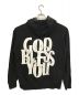 EXAMPLE (エグザンプル) GOD BLESS YOUプリントパーカー ブラック サイズ:Ⅼ：5000円